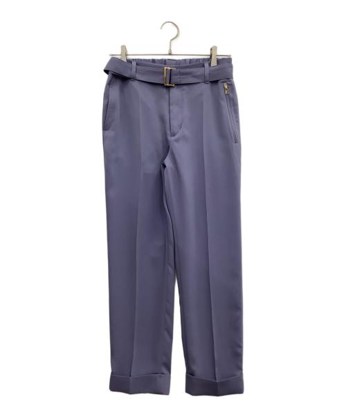 CULLNI（クルニ）CULLNI (クルニ) ベルトテーパードパンツ パープル サイズ:2の古着・服飾アイテム