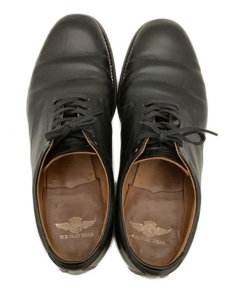 THE FLAT HEAD（ザ・フラットヘッド）THE FLAT HEAD (ザ・フラットヘッド) レザーシューズ ブラック サイズ:10の古着・服飾アイテム