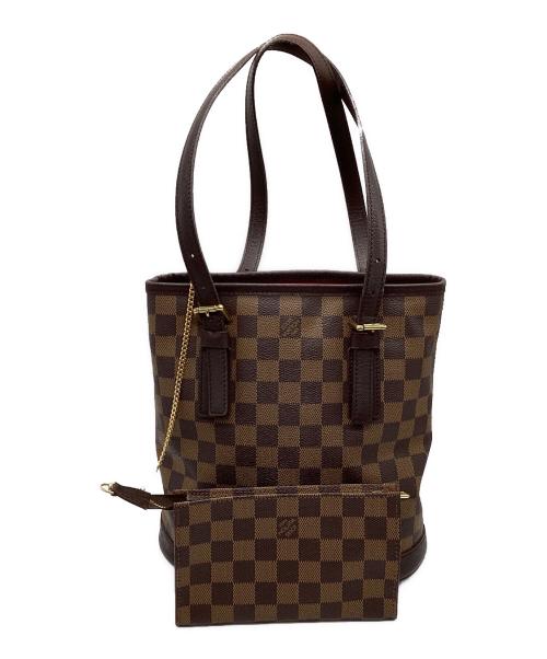 LOUIS VUITTON（ルイ ヴィトン）LOUIS VUITTON (ルイ ヴィトン) トートバッグ ダミエ マレ バケット ブラウンの古着・服飾アイテム