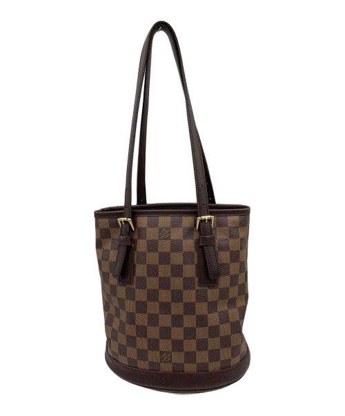 LOUIS VUITTON（ルイ ヴィトン）LOUIS VUITTON (ルイ ヴィトン) トートバッグ ダミエ マレ バケット ブラウンの古着・服飾アイテム
