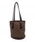 LOUIS VUITTON (ルイ ヴィトン) トートバッグ ダミエ マレ バケット ブラウン：53000円