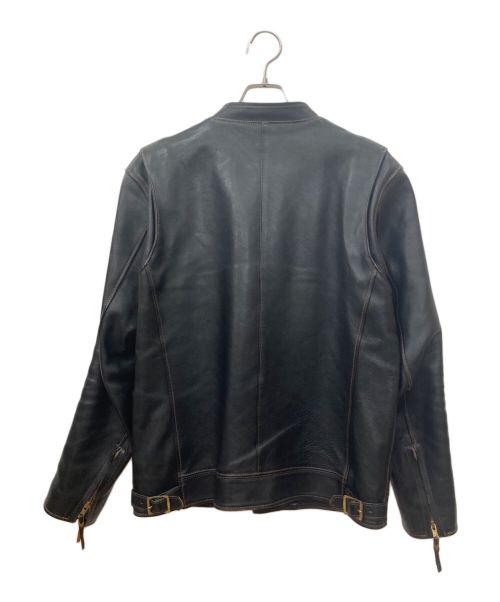 FLAT HEAD（フラット ヘッド）FLAT HEAD (フラット ヘッド) レザーライダースジャケット ブラック サイズ:42の古着・服飾アイテム