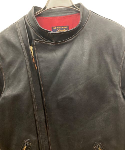 FLAT HEAD（フラット ヘッド）FLAT HEAD (フラット ヘッド) レザーライダースジャケット ブラック サイズ:42の古着・服飾アイテム