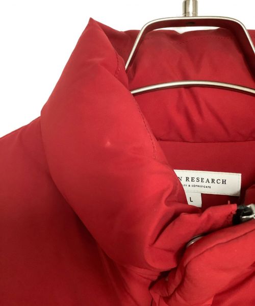 URBAN RESEARCH（アーバンリサーチ）URBAN RESEARCH (アーバンリサーチ) ダウンジャケット レッド サイズ:Lの古着・服飾アイテム
