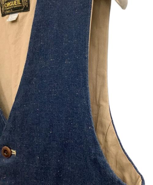 ORGUEIL（オルゲイユ）ORGUEIL (オルゲイユ) デニムジレ インディゴ サイズ:36の古着・服飾アイテム