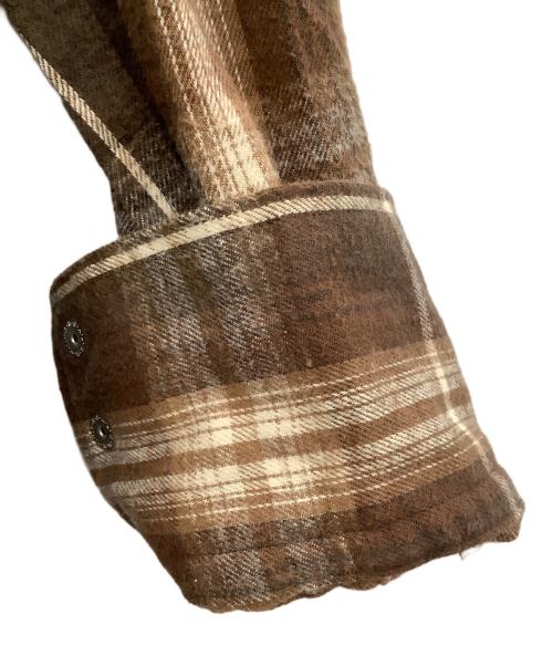 BONCOURA（ボンクラ）BONCOURA (ボンクラ) ウエスタンシャツ ブラウン サイズ:38の古着・服飾アイテム