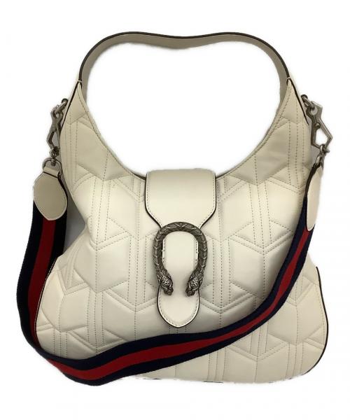 GUCCI（グッチ）GUCCI (グッチ) ディオニュソストートバッグ ホワイト サイズ:-の古着・服飾アイテム