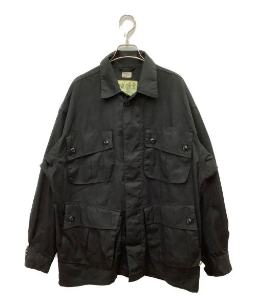 BUZZ RICKSON'S（バズリクソンズ）BUZZ RICKSON'S (バズリクソンズ) コーチジャケット ブラック サイズ:S-Mの古着・服飾アイテム