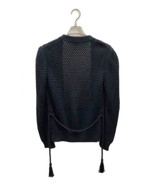 HERMES（エルメス）HERMES (エルメス) ローゲージカーディガン ネイビー サイズ:40の古着・服飾アイテム