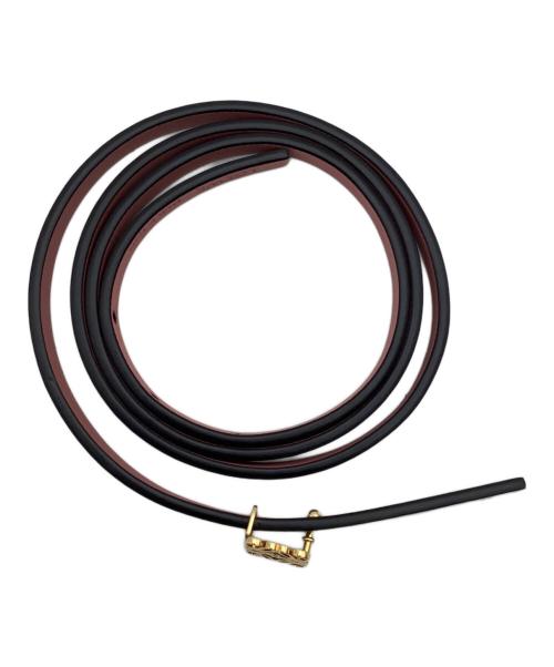 LOEWE（ロエベ）LOEWE (ロエベ) レザーベルト ピーチブルーム/パールグレー/ゴールド サイズ:-の古着・服飾アイテム