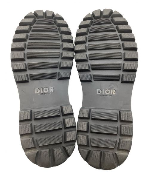 Dior（ディオール）Dior (ディオール) sacai (サカイ) サイドゴアブーツ ブラック×ホワイト サイズ:41の古着・服飾アイテム