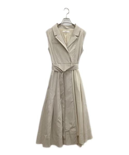 HER LIP TO（ハーリップトゥ）HER LIP TO (ハーリップトゥ) ノースリーブワンピース ベージュ サイズ:Mの古着・服飾アイテム