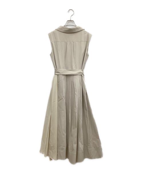 HER LIP TO（ハーリップトゥ）HER LIP TO (ハーリップトゥ) ノースリーブワンピース ベージュ サイズ:Mの古着・服飾アイテム