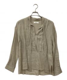 ebure（エブール）の古着「長袖ブラウス」｜ベージュ