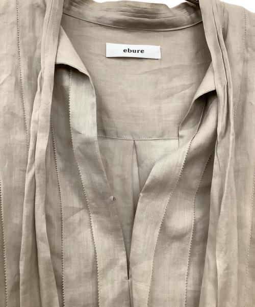 ebure（エブール）ebure (エブール) 長袖ブラウス ベージュ サイズ:38の古着・服飾アイテム