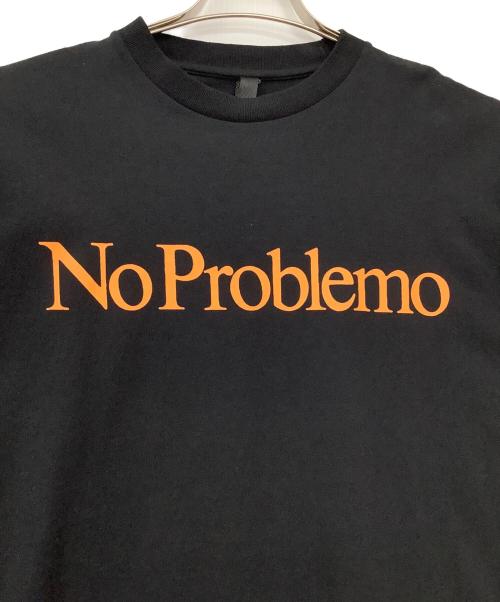 NoProblemo（ノープロブレモ）NoProblemo (ノープロブレモ) NoProblemo(ノープロブレモ)長袖カットソー ブラック サイズ:Mの古着・服飾アイテム
