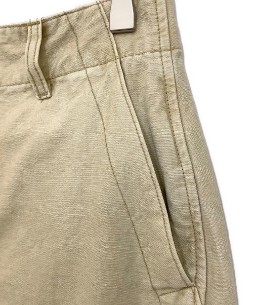 Spick and Span（スピックアンドスパン）Spick and Span (スピックアンドスパン) ガーメントダイタイトスカートバックスリットスカート ベージュ サイズ:40の古着・服飾アイテム