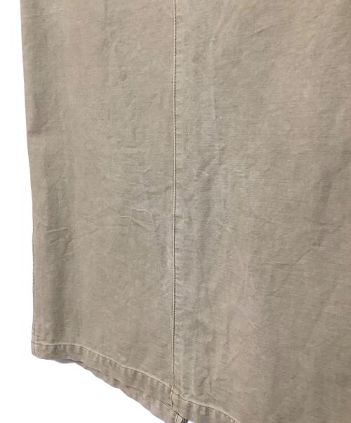 Spick and Span（スピックアンドスパン）Spick and Span (スピックアンドスパン) ガーメントダイタイトスカートバックスリットスカート ベージュ サイズ:40の古着・服飾アイテム