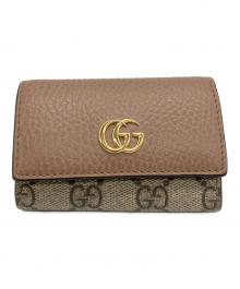 GUCCI（グッチ）の古着「6連キーケース GGマーモント」｜ブラウン