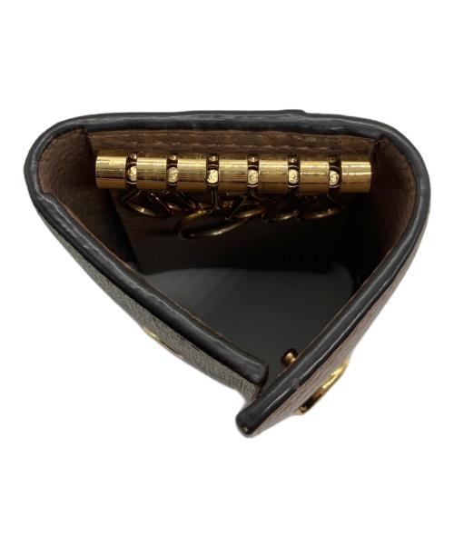 GUCCI（グッチ）GUCCI (グッチ) 6連キーケース GGマーモント ブラウンの古着・服飾アイテム