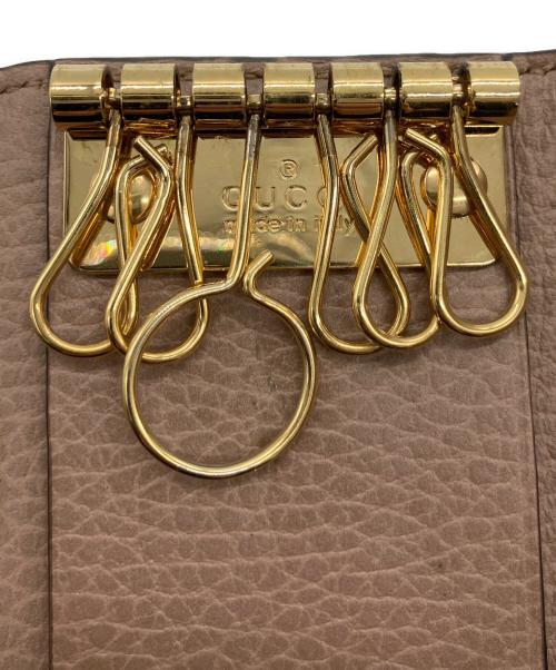 GUCCI（グッチ）GUCCI (グッチ) 6連キーケース GGマーモント ブラウンの古着・服飾アイテム