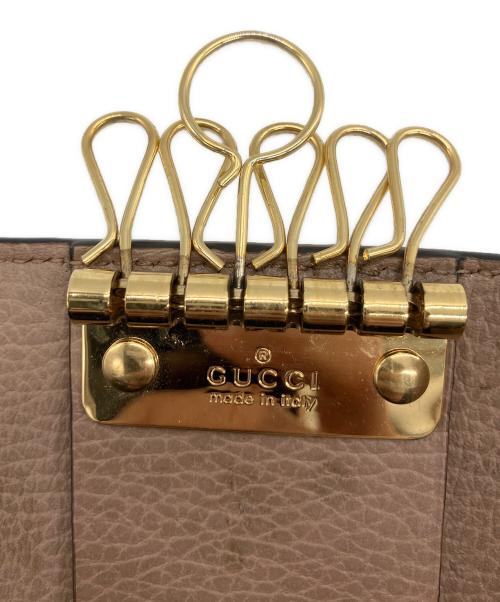 GUCCI（グッチ）GUCCI (グッチ) 6連キーケース GGマーモント ブラウンの古着・服飾アイテム
