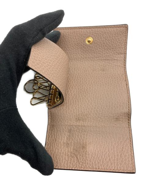 GUCCI（グッチ）GUCCI (グッチ) 6連キーケース GGマーモント ブラウンの古着・服飾アイテム