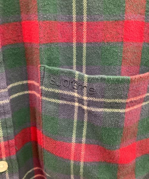 SUPREME（シュプリーム）Supreme (シュプリーム) Plaid Flannel Shirt 24SS レッド×ネイビー×グリーン サイズ:Ⅿの古着・服飾アイテム