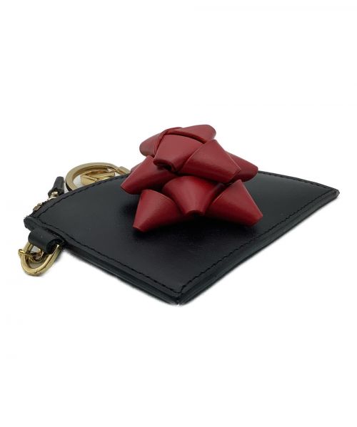 ERNEST W.BAKER（アーネストダブルベーカー）ERNEST W.BAKER (アーネストダブルベーカー) UNFOLLOW (アンフォロー) コインケース ブラック×レッド サイズ:-の古着・服飾アイテム