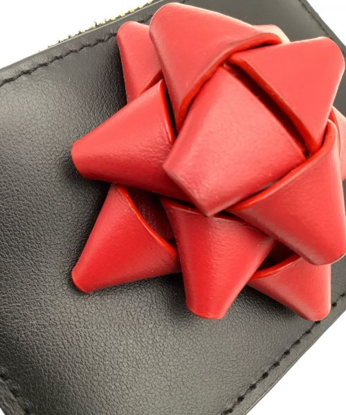 ERNEST W.BAKER（アーネストダブルベーカー）ERNEST W.BAKER (アーネストダブルベーカー) UNFOLLOW (アンフォロー) コインケース ブラック×レッド サイズ:-の古着・服飾アイテム