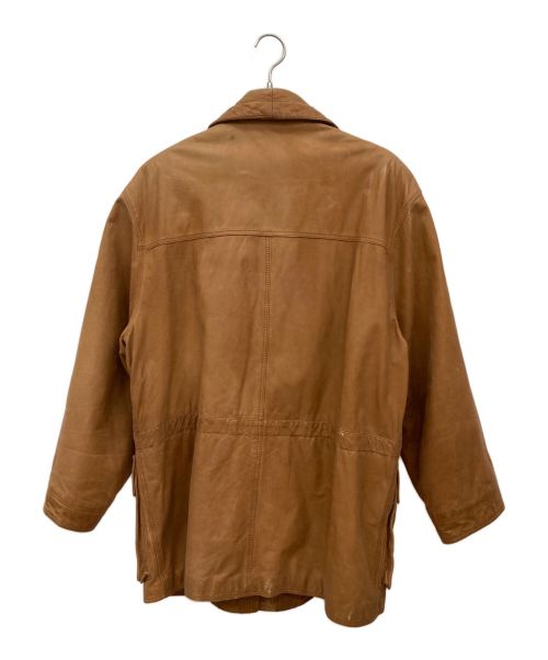 Etienne Aigner's（エティエンヌアイグナ）Etienne Aigner's (エティエンヌアイグナ) レザージャケット ブラウン サイズ:38の古着・服飾アイテム
