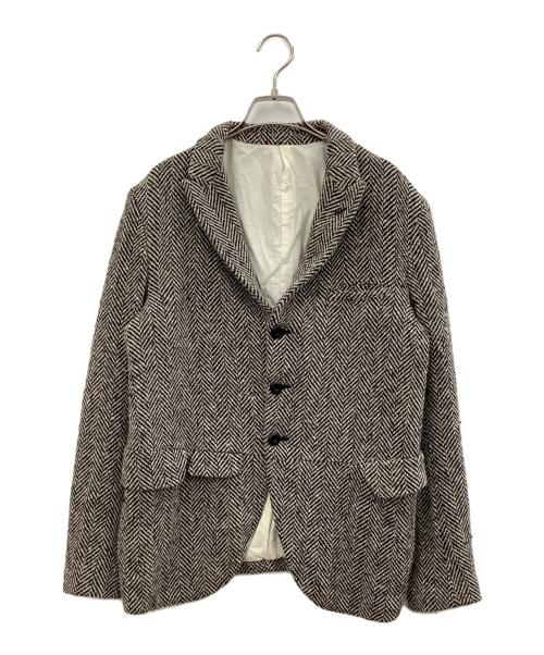 JELADO（ジェラード）JELADO (ジェラード) COPANO (コパーノ) テーラードジャケット ブラック×ベージュ サイズ:Mの古着・服飾アイテム