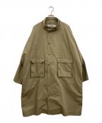 BASISBROEKバージスブルック）の古着「スタンドカラーコート」｜ベージュ