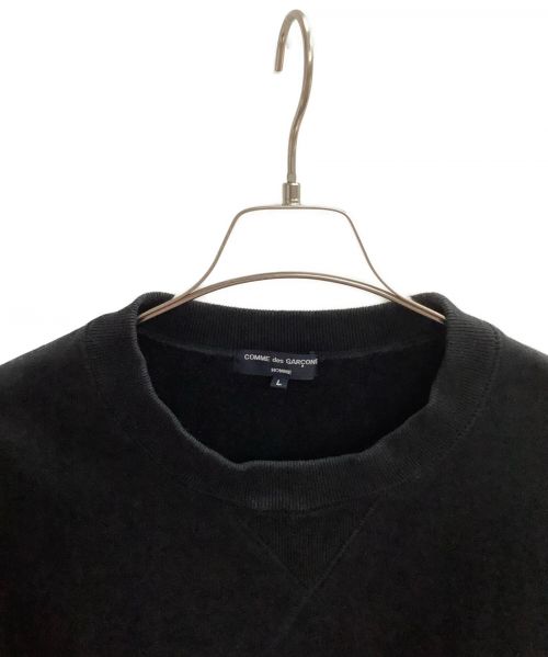 COMME des GARCONS（コムデギャルソン）COMME des GARCONS (コムデギャルソン) フラップポケットスウェット ブラック サイズ:Lの古着・服飾アイテム