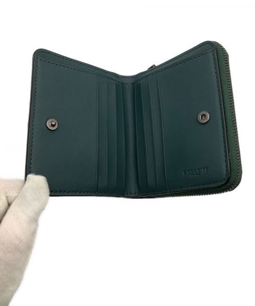 COACH（コーチ）COACH (コーチ) ビルフォールド ウォレット グリーン サイズ:-の古着・服飾アイテム