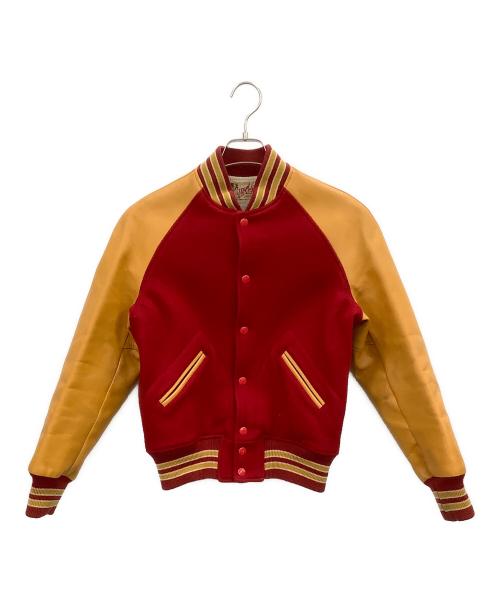 McCOY SPORTSWEAR（マッコイ スポーツウエア）McCOY SPORTSWEAR (マッコイ スポーツウエア) スタジャン レッド×イエロー サイズ:S(34)の古着・服飾アイテム