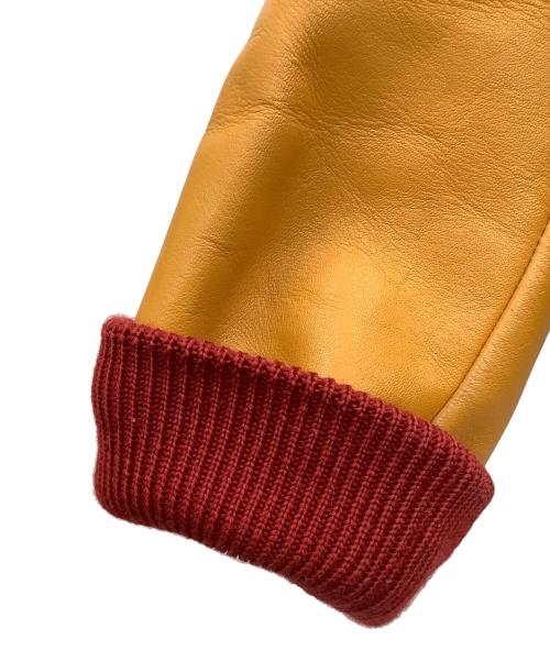 McCOY SPORTSWEAR（マッコイ スポーツウエア）McCOY SPORTSWEAR (マッコイ スポーツウエア) スタジャン レッド×イエロー サイズ:S(34)の古着・服飾アイテム