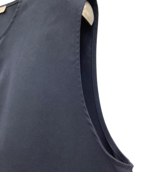 YORI（ヨリ）YORI (ヨリ) ダブルフリルジレ ネイビー サイズ:38の古着・服飾アイテム