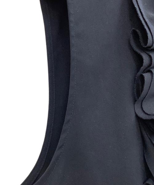 YORI（ヨリ）YORI (ヨリ) ダブルフリルジレ ネイビー サイズ:38の古着・服飾アイテム