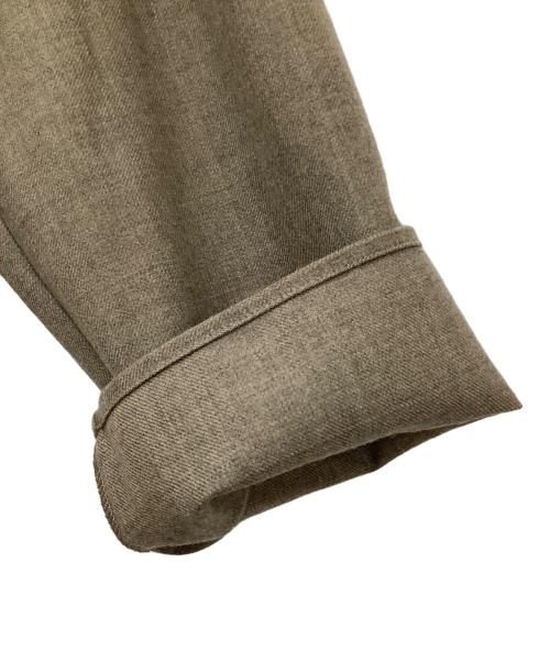 My Beautiful Landlet（マイビューティフルランドレット）My Beautiful Landlet (マイビューティフルランドレット) ウールサージシャツカーディガン ベージュ サイズ:1の古着・服飾アイテム