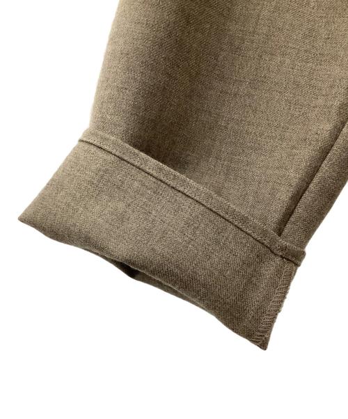 My Beautiful Landlet（マイビューティフルランドレット）My Beautiful Landlet (マイビューティフルランドレット) ウールサージシャツカーディガン ベージュ サイズ:1の古着・服飾アイテム