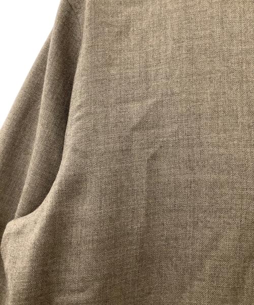 My Beautiful Landlet（マイビューティフルランドレット）My Beautiful Landlet (マイビューティフルランドレット) ウールサージシャツカーディガン ベージュ サイズ:1の古着・服飾アイテム