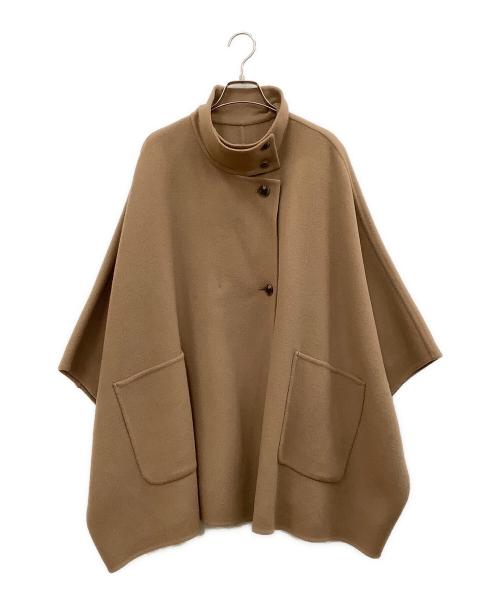 SLOBE IENA（スローブ イエナ）SLOBE IENA (スローブ イエナ) スタンドカラーダブルフェイスポンチョ ブラウン サイズ:−の古着・服飾アイテム