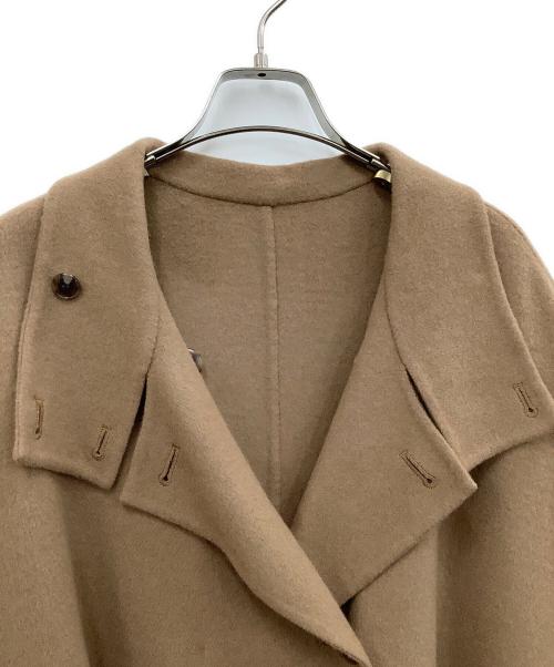 SLOBE IENA（スローブ イエナ）SLOBE IENA (スローブ イエナ) スタンドカラーダブルフェイスポンチョ ブラウン サイズ:−の古着・服飾アイテム