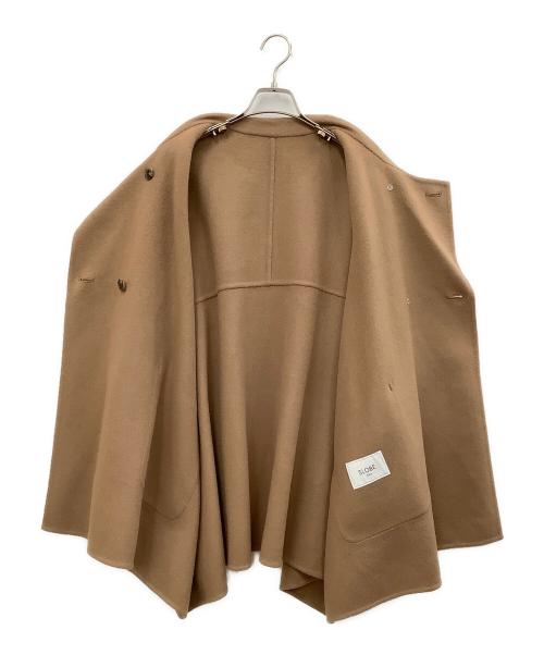 SLOBE IENA（スローブ イエナ）SLOBE IENA (スローブ イエナ) スタンドカラーダブルフェイスポンチョ ブラウン サイズ:−の古着・服飾アイテム