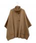 SLOBE IENA（スローブ イエナ）の古着「スタンドカラーダブルフェイスポンチョ」｜ブラウン