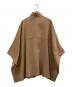 SLOBE IENA (スローブ イエナ) スタンドカラーダブルフェイスポンチョ ブラウン サイズ:−：18000円