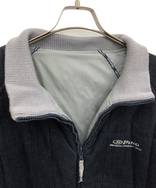 PIKO（ピコ）PIKO (ピコ) リバーシブル中綿ジャケット ネイビー×グレー サイズ:Lの古着・服飾アイテム