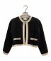 CELFORD（セルフォード）の古着「バイカラーボレロカーディガン」｜ブラック