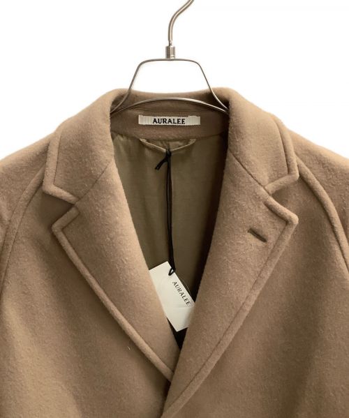 AURALEE（オーラリー）AURALEE (オーラリー) CASHMERE WOOL MOSSER CHESTERFIELD COAT ブラウン サイズ:1の古着・服飾アイテム